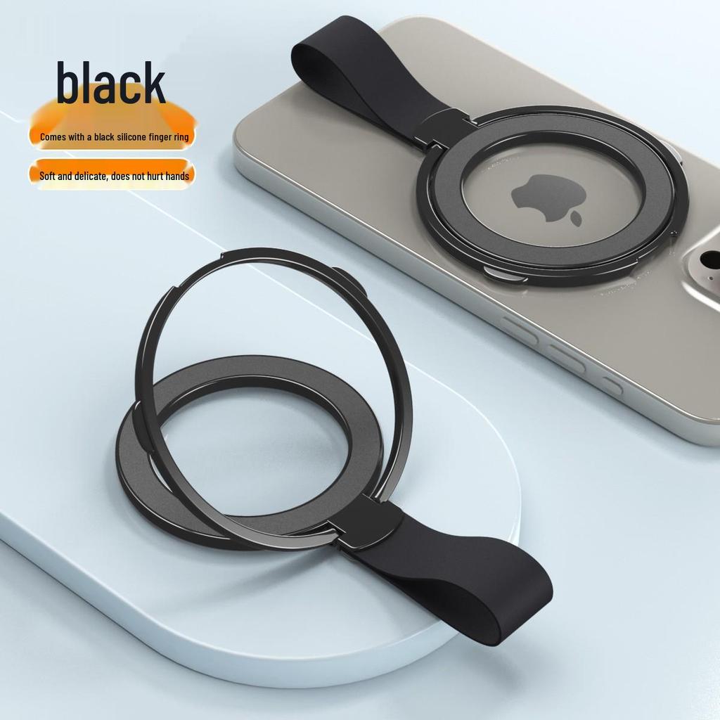 Magnetic Alloy Phone Stand: Multi-functional Desktop Holder for Universal Use