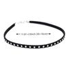 Punk Sweet Rivets Black Choker Clavicle Chain Collar Necklace Accessories For Women Gift