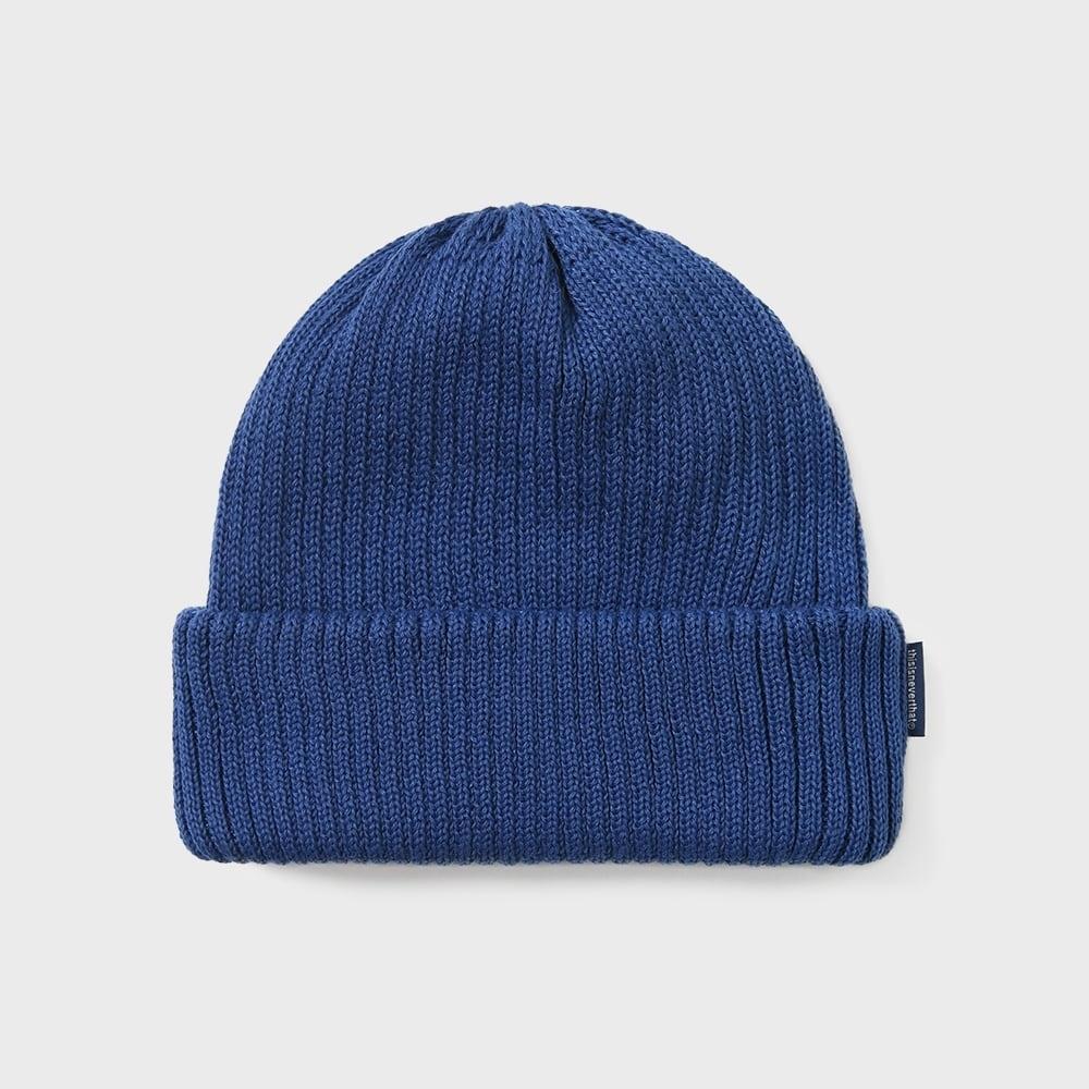 ЭтОт Никогда Т Лого короткая шапка-бини синяя OS