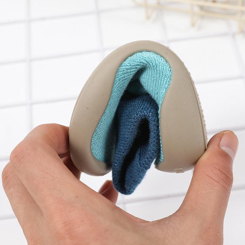 0 to 4 Years Winter Children Terry Socks Soft Bottom Non-slip Floor Girl Boy Newborn Child Warm Shoes Socks with Rubber Soles