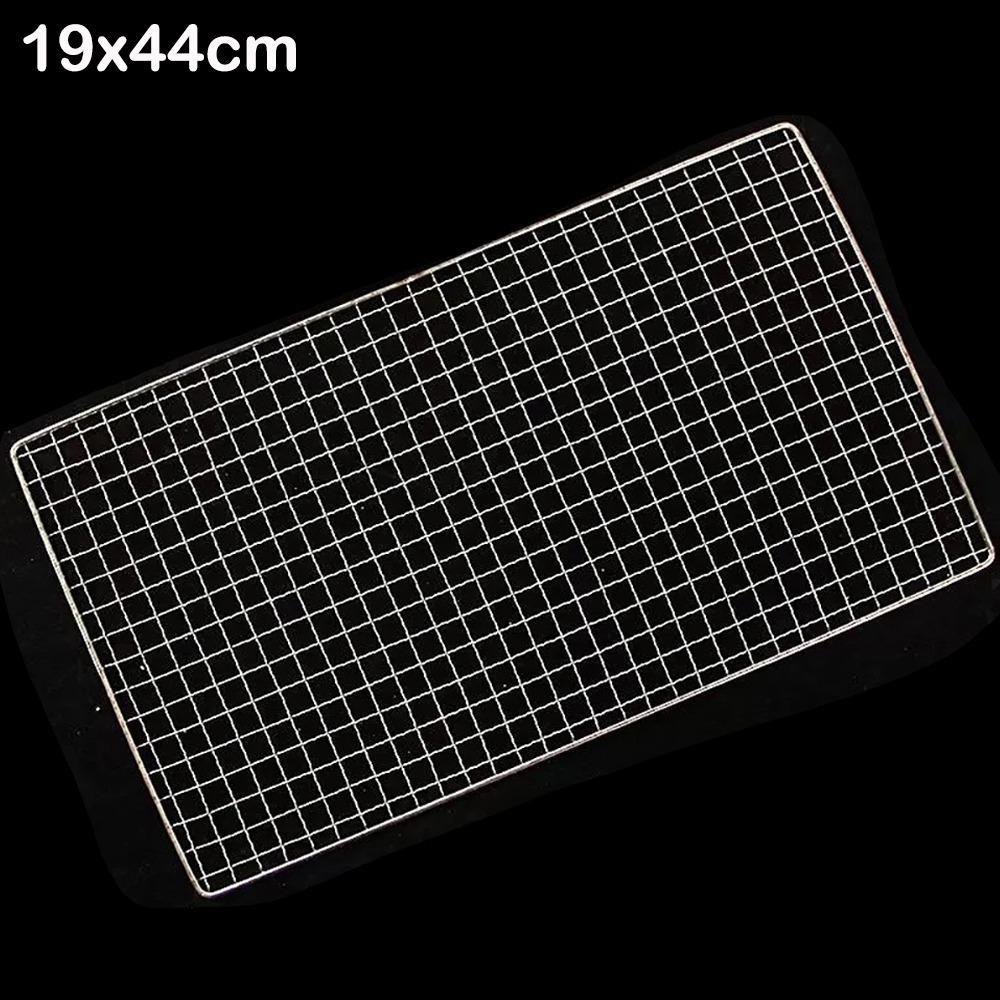 Stainless Steel BBQ Roasting Rack Reusable Baking Cooling Rack Grilling Net  Outdoor Barbeque Oven