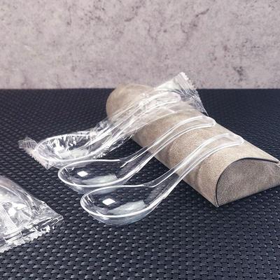 Individually Packaged Disposable Plastic Dessert Spoon