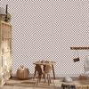 Checkerboard wallpaper light gray and orange 50x1000
