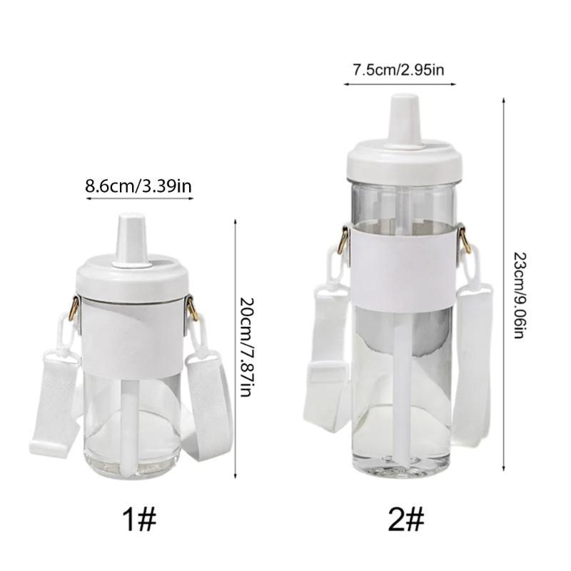 J0MC Convenient Water Bottle with Handle Multifunctional Plastic Cup for Everyday Use