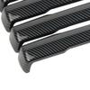 Carbon Fiber Style 4PCS Side Door Handles Trims Cover For Toyota Tundra +