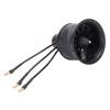 3750KV 50mm Ducted Fan with Brushless Motor 12 Blades Ducted Fan with Control Board and Switch for DIY Jet Dry Blower Aircraft Model