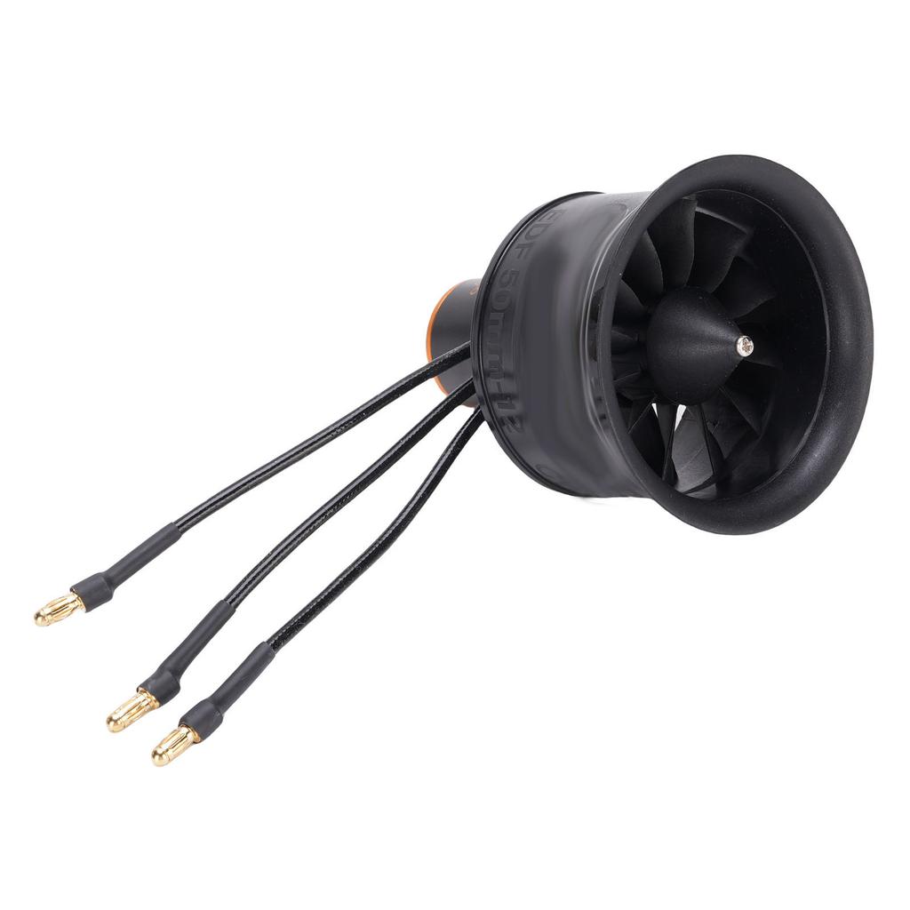 3750KV 50mm Ducted Fan with Brushless Motor 12 Blades Ducted Fan with Control Board and Switch for DIY Jet Dry Blower Aircraft Model