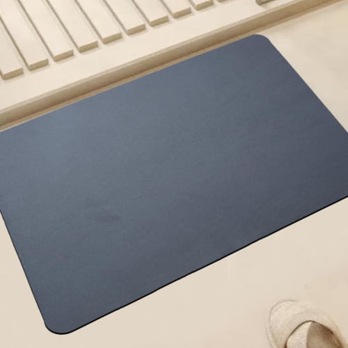 DIHACOZ Diatomaceous Earth Bath Mat [Amazingly Absorbent X 2, Quick-Drying X 3] Flexible Bath Mat, Absorbent for Foot Wiping, Antibacterial, Non-Slip,