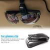 Universele Auto Auto Zonneklep Glazen Doos Zonnebril Clip Kaart Ticket Houder Stand Fastener Pen Case Brillen Auto Accessoires
