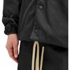 Fear of God Essentials Strukturierte Nylon Kapuzen-Coachjacke Schwarz Herren Oberbekleidung 202BT246370F