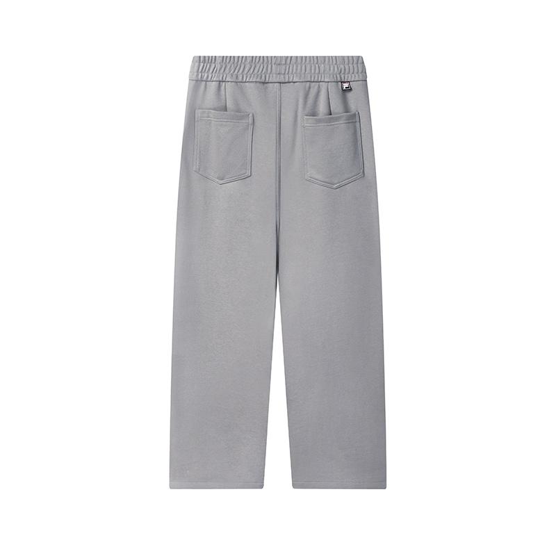 New FILA ORIGINALE Knitted Sweatpants Men's Elegant Gray F11M549604FGY