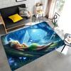 1PC Tinker Bell Theme Rug for Bedroom Fluffy Square Floor Carpets Living Room Home Decor Rugs Soft Velvet Mat Area Rug Potdemiel