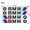 Adesivo per Auto 2025 Caldo 4 Pezzi Adesivo Decorazione Maniglia Portiera Auto Decalcomania Tergicristallo Accessori Auto Per BMW M Power Performance M3 M5 X1 X3