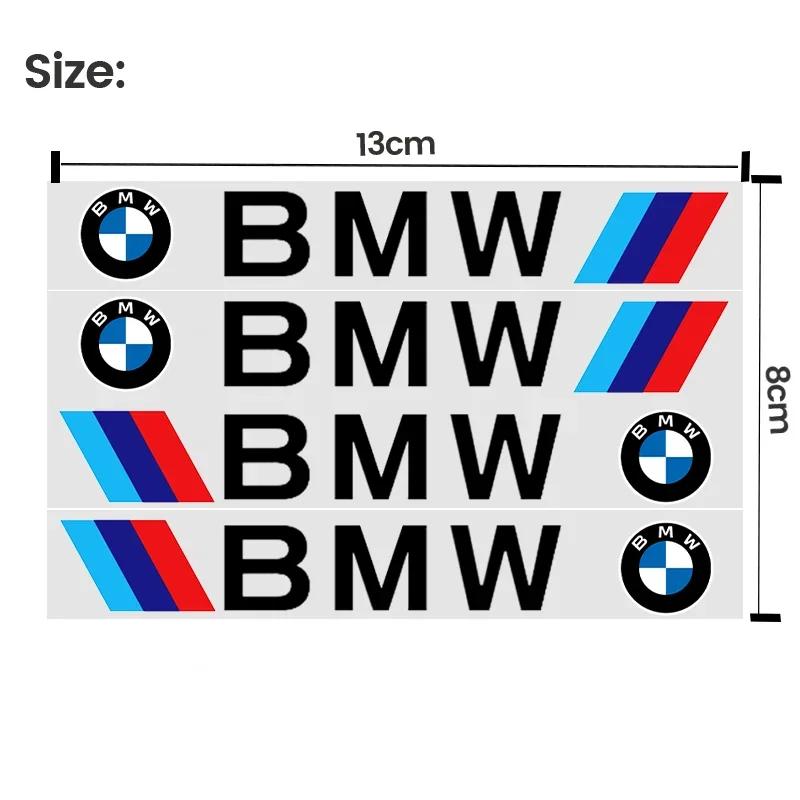 Adesivo per Auto 2025 Caldo 4 Pezzi Adesivo Decorazione Maniglia Portiera Auto Decalcomania Tergicristallo Accessori Auto Per BMW M Power Performance M3 M5 X1 X3