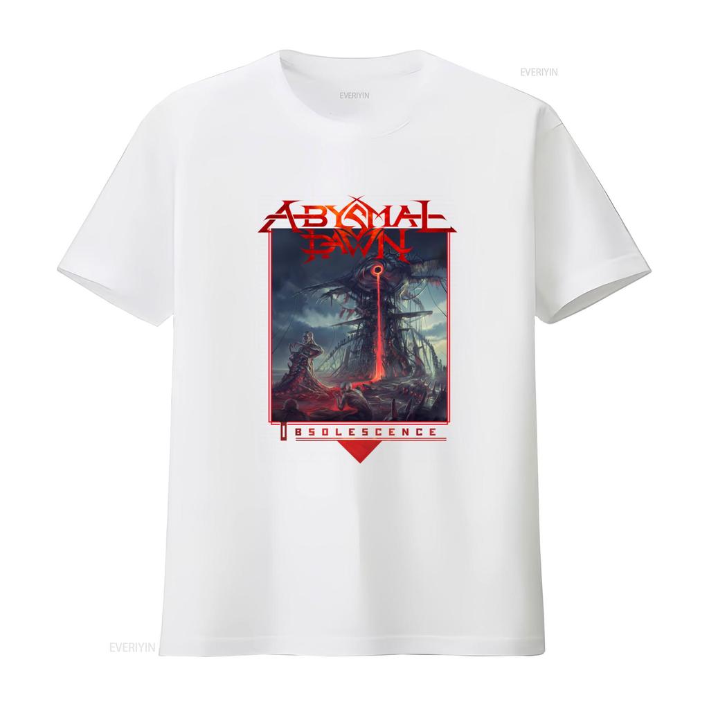 ABYSMAL DAWN Obsolescence T Shirt Dark Gothic and Edgy Design for Metal Fans vintage Washed graphic Comfortable