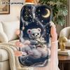 Phone Case: 2D Flat Samsung Galaxy A34 A35 M05 M06 S20 S22 S21 FE Plus 5G Protective Case, Couple Style, Doll Starry Sky, Christmas and Halloween Gift