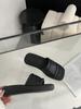 Summer Simple One-Word Slippers Square Head Low Heel Thick Bottom Cool Slippers Women