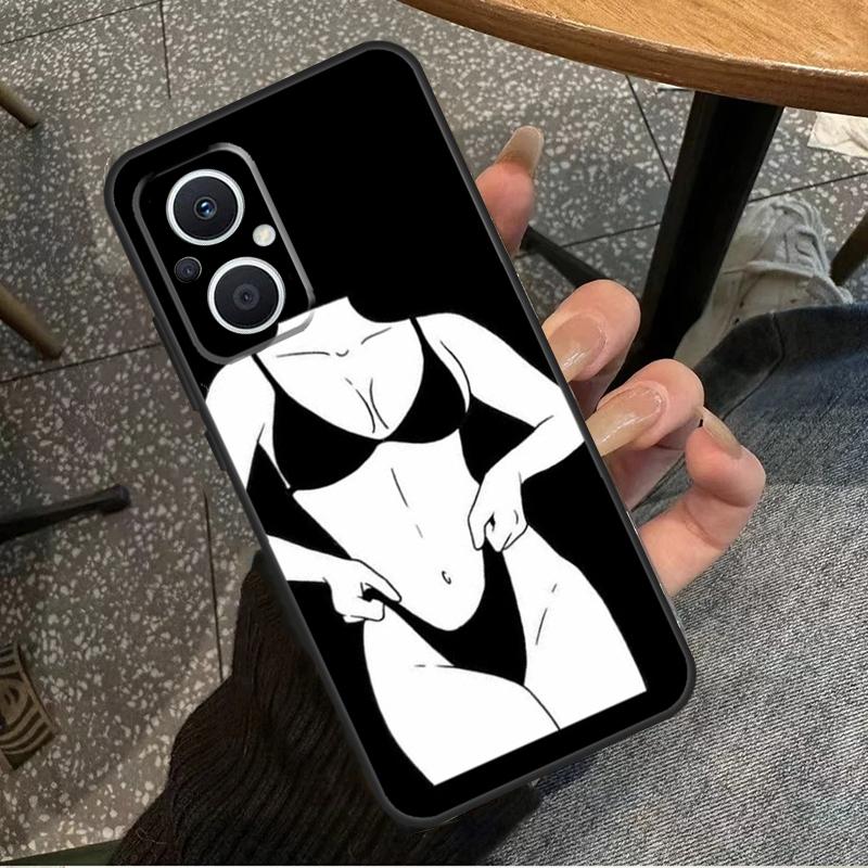 Sexy Nude Women Art For OPPO Reno 11F 12F 13F 14F 8T 10 11 12 13 14 Pro 8 7 Lite OPPO Find X8 X6 X5 X9 Pro Case