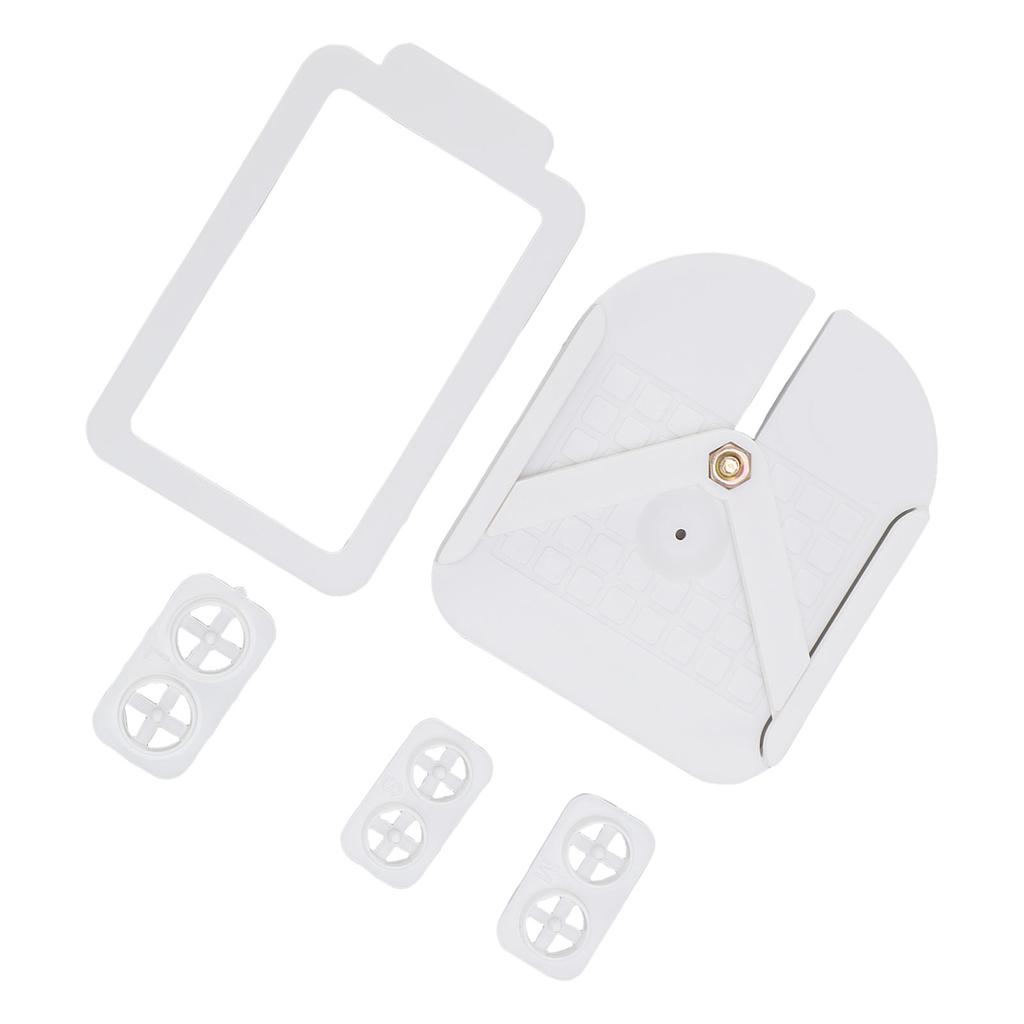 Stecker-Einbettungswerkzeug-Set Kunststoff 3 Größen Rund Tonstecker-Ausstecher V-Form Positionierungswerkzeug für Tonschmuck Ohrring