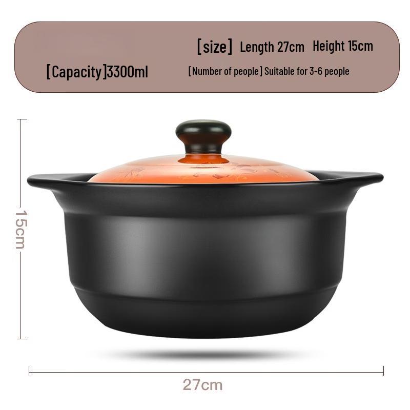 PuPan Ceramic Clay Stew Pot