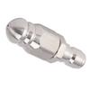 56MM Sewer Jet Nozzle 5000PSI 1 Front 6 Rear Stainless Steel Sewer Jet Nozzle for Pipe Unclogging