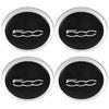 4pcs 133mm Hubcap for Fiat 500 Wheels Centre Hub Caps Set 68078419AC 68078421AC Dust Cover Sliver 51