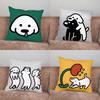 Dog Cute M-Matsui Art Pillow Case For Home Bedroom Car Office Decoration Living Room Sofa Cushion Cover Suitable
