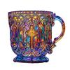 Colorful Church Cup Handmade 400ml Religious Coffee Mug Inspiring Christian Gift Religious