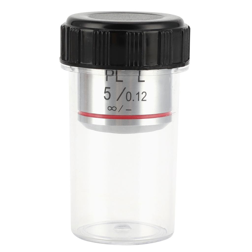 KP 5X PL5X Infinite Long Working Distance Objective Lens for Metallurgical Microscope 26.1mm