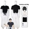 Anime Jujutsu Kaisen Sezon 2 Toji Fushiguro Cosplay Kostüm Peruk Üniforma Büyücü Katil Cadılar Bayramı Kostüm Kadın Erkek için