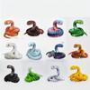 Luminous Rainbow 3D Printed Viper Snake Ornament - Handmade Creative Craft Gift