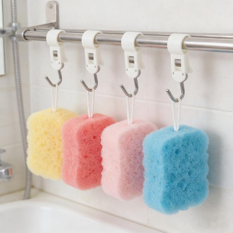 8Pcs Tube Clamp Hook Kitchen Bathroom Multi-Function Hanger Hook Clasp Towel Rack Pipe Clip Hooks