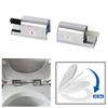 Contemporary Toilet Hinges Set Plumbing Top Fixing Method