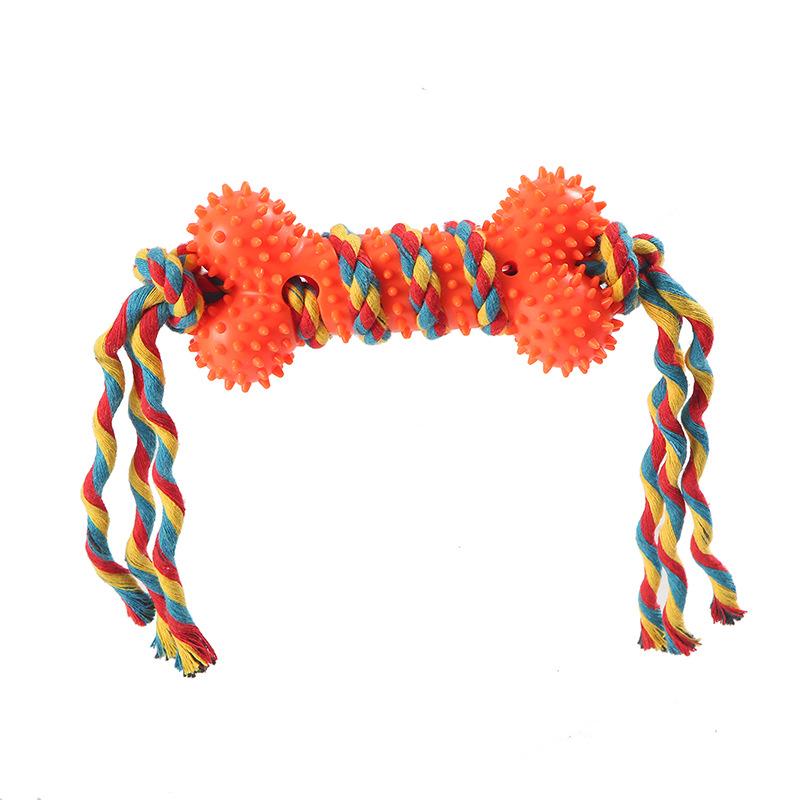 Interactive Dog Toys and Pet Supplies for Dogs Chewing on Toy Ropes To Grind and Clean Their Teeth
