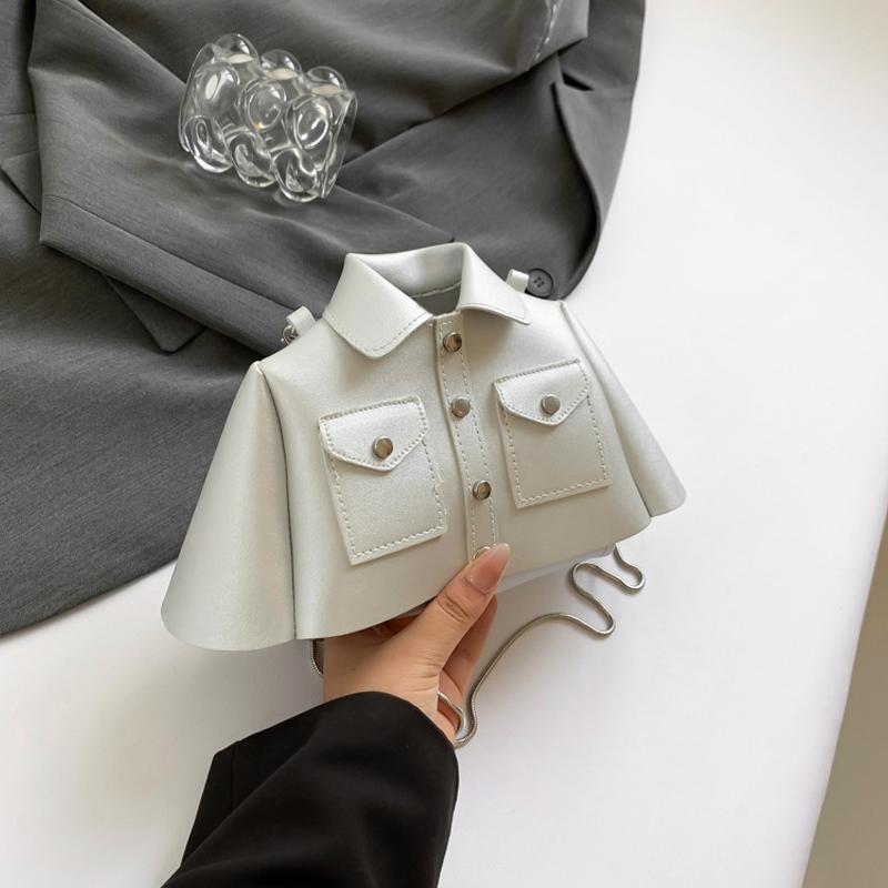 Shirt -Shaped Dopamine Wearing Candy -Colored Shoulder Bag