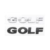 3D ABS GOLF Black Silver Chrome Sticker Car Styling Auto Rear Trunk Letters Logo Labeling Decal Badge Emblem For Volkswagen VW