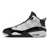 Jordan Dub Zero White Thunder Fashion Comfortable Non-Slip Wear-Resistant Mid-Top Retro Basketball Shoes Unisex Sneakers Black 311046-110