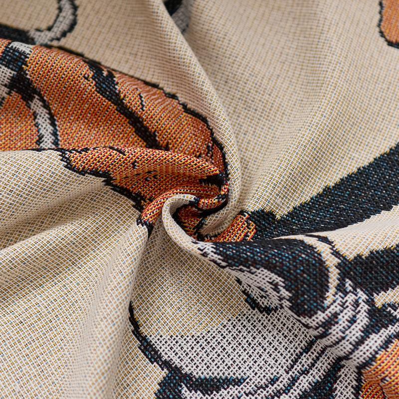 Cotton Sofa Throw Cover With Tassels American Country Style Single Office Nap Blanket Picnic Mat