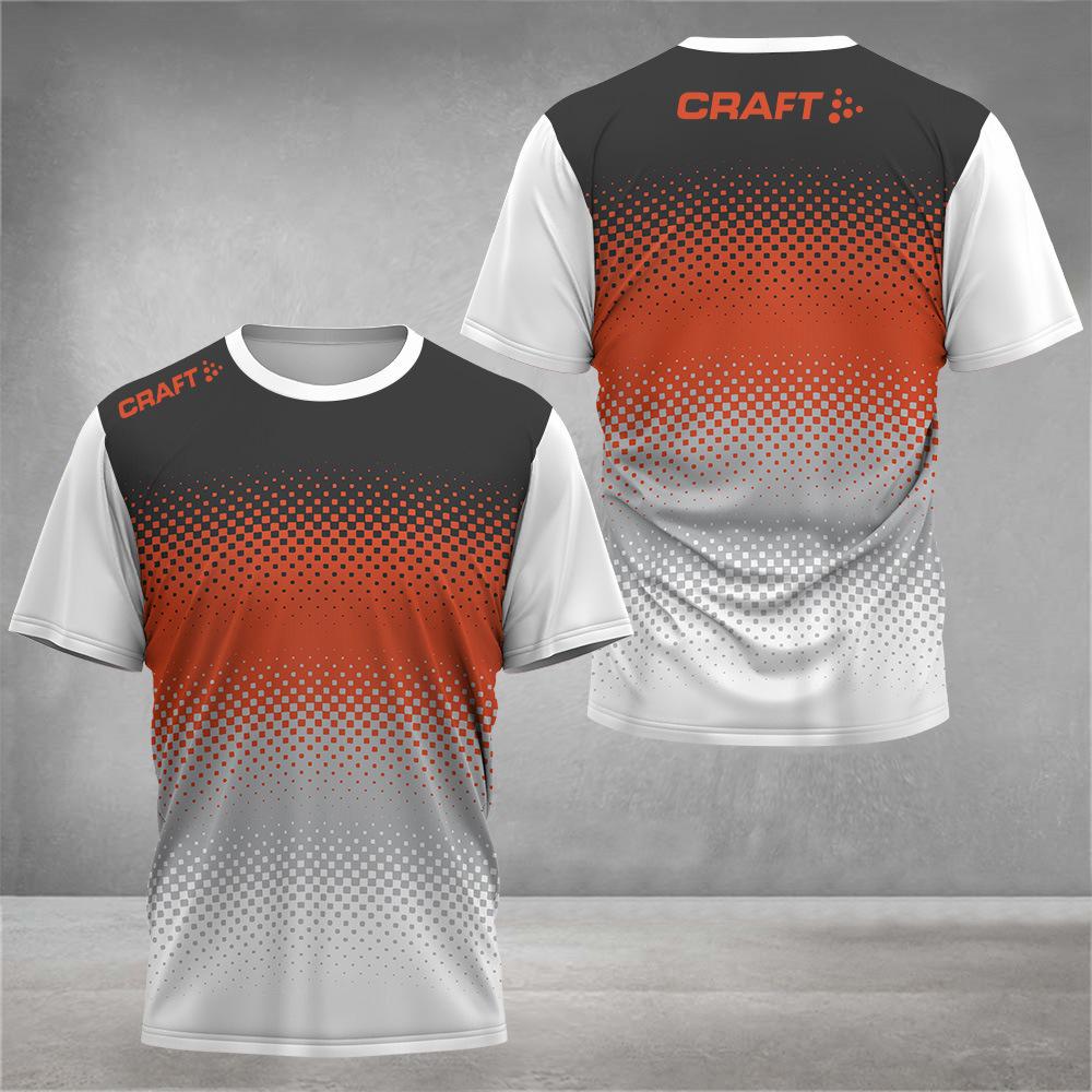 Men Fashion Short Sleeve 3d Print T Shirt Round Neck Summer Plus Size Tees