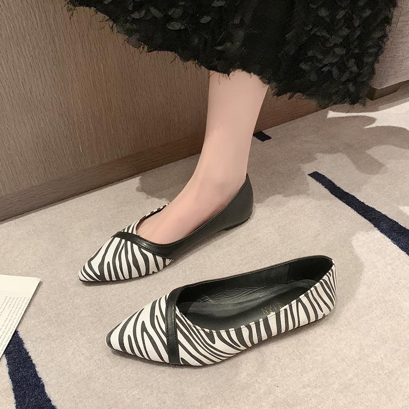 Simple Solid Coloured Women's Flats Classic Fashionable Style Pointed Toe Suitable for Business Office Comfortable To Wear