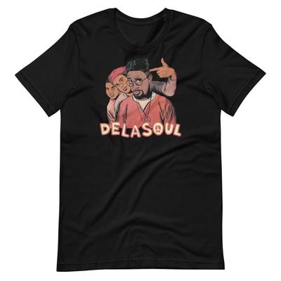 DE LA SOUL Fan Art Graphic Tee Shirt Short-Sleeve Unisex 100% Cotton T-shirt Mens Tees Top
