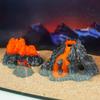 Realistics Volcano Aquariums Rock Simulation VolcanoFish Tanks Decoration for Lively Fish Environment