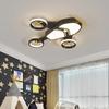Creative Led airplane ceiling light for children room dimmable cartoon light eye care Boys Nursery baby room decoration light