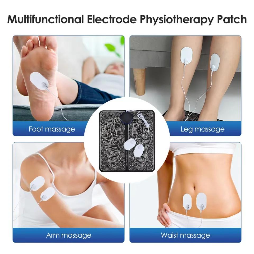 Foot Massager Stimulation Pad Electric Foot Massage With Remote 8 Mode 19 Levels of Strength Lightweight Relieve Foot Pressure