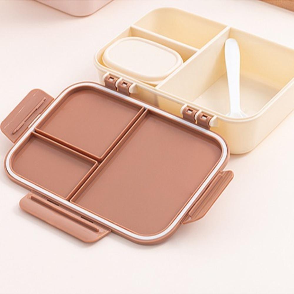 Leak-Proof Bento Lunch Box Plastic Lunchable Snack Containers  School Kids Office Worker