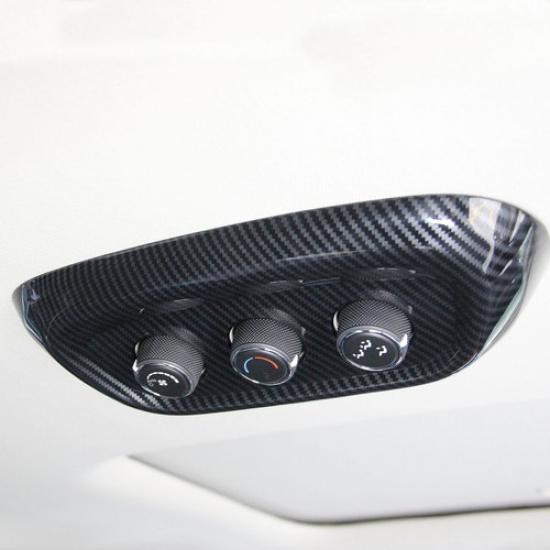 Kofferraum-Dach-Steuerungs-Klimaanlagen-Panel-Abdeckung in Carbonfaser-Optik für Dodge Durango
