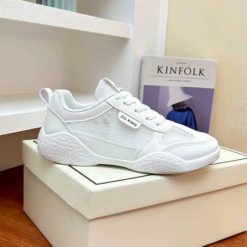 Fashion Round Tip Natural Leather White Ankle Boots Women Shoes Models Summer Shoes Boot Sneakers Sports Festival Sapateni
