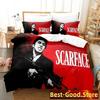 SCARFACE MOVIE Beding Set Single Twin Ful Quen King-Sized Dimensionsd Dimensions Bed Linen Set Adult People Kid Bedrom Duvetcover Sets Anime