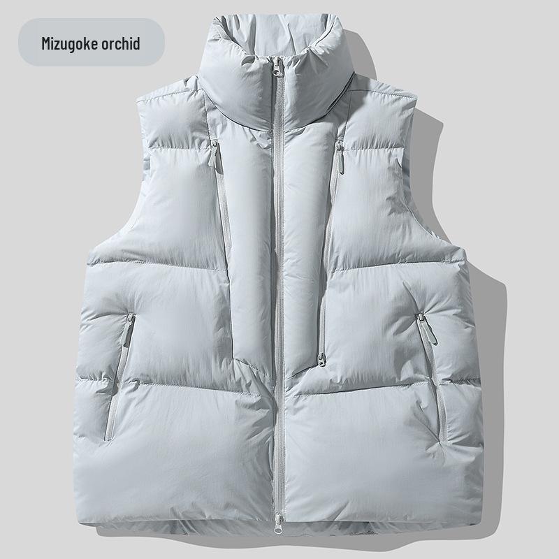 

Unisex Ultra-light Warm Polyimide Cotton Vest - Windproof, Stand-up Collar Jacket XL (145-160 lbs)