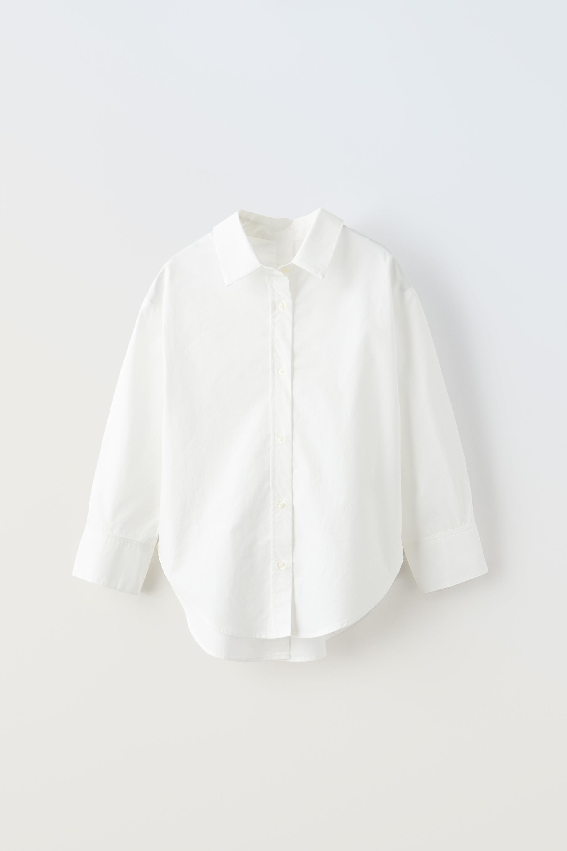 

РУБАШКА ИЗ ПОПЛИН НА ПУГОВИЦАХ